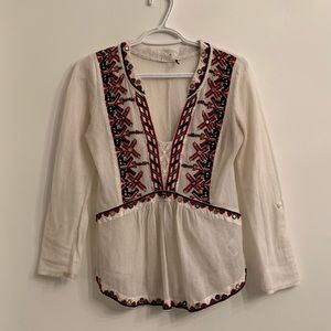 Anthropologie | Embroidered Shirt
